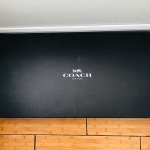 COACH 'LUCIA" SPLIT SUEDE OVER THE KNEE BOOTS